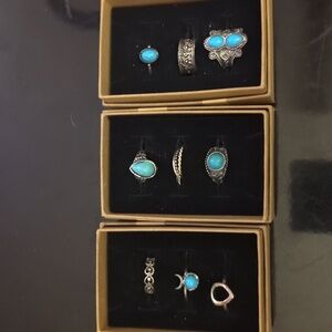 Mystery Set Of 3 Random Rings Size 4 - 4.5